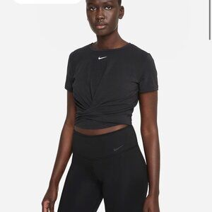 Nike Dri-FIT One Luxe Women's Twist Cropped Short-Sleeve Top